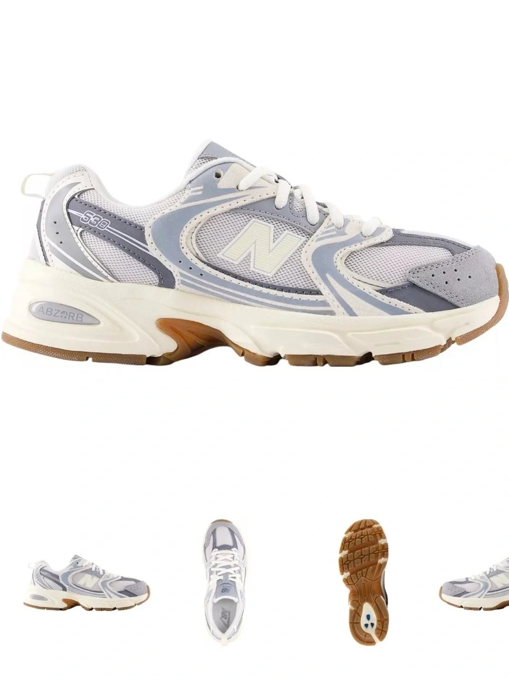 New Balance 530 Shoes - Grey Castlerock Color